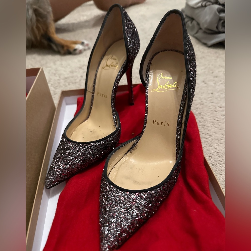 Christian Louboutin Ibiza 100 Glitter/GG